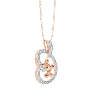 Ellis Round Diamond Office Wear Pendant